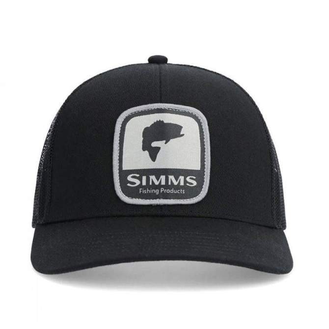 Simms Double Haul Icon Trucker, Bass Black