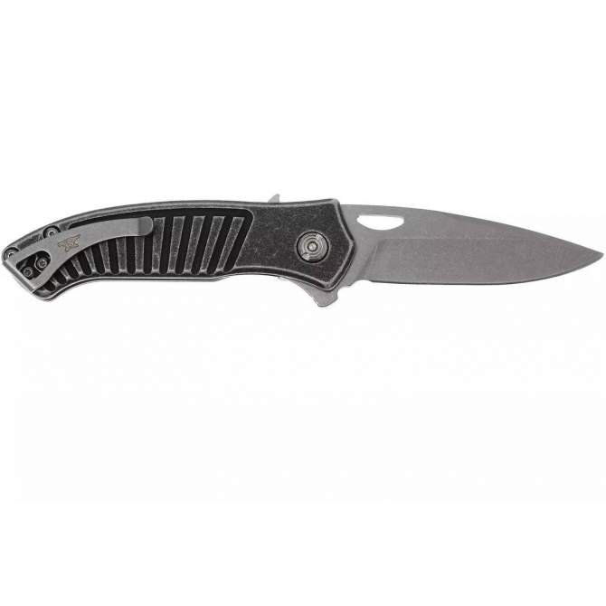 Buck 293 Inertia Spring Assist Aluminum Gray, клинок P 8,3 см