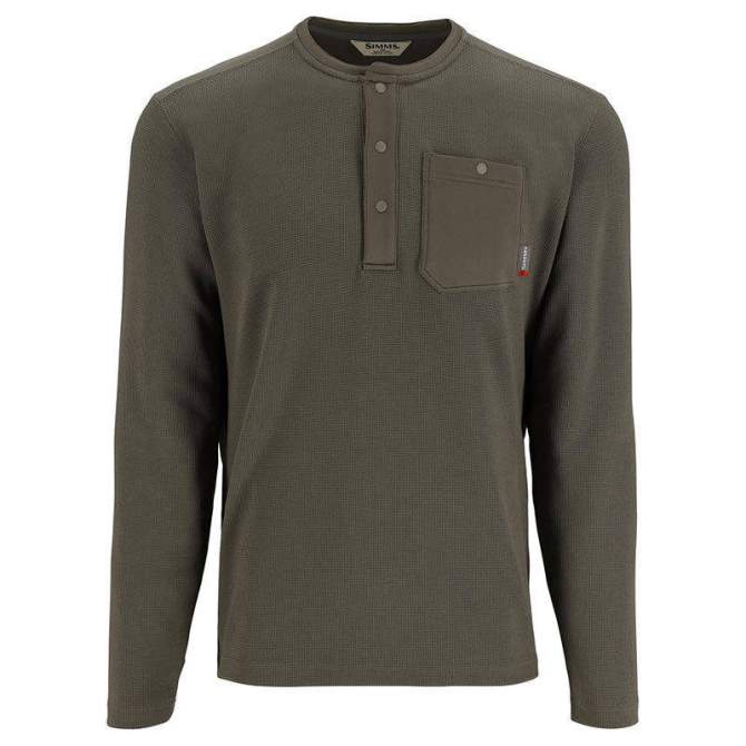 Simms Highline Henley, Smokey Olive