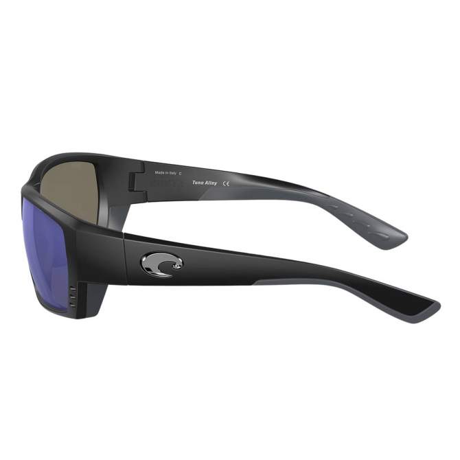 Costa Tuna Alley Blue Mirror 580G, Matte Black