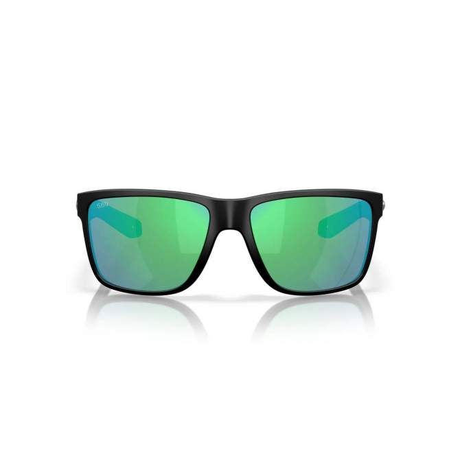 Costa Broadbill II Green Mirror 580G, Matte Black