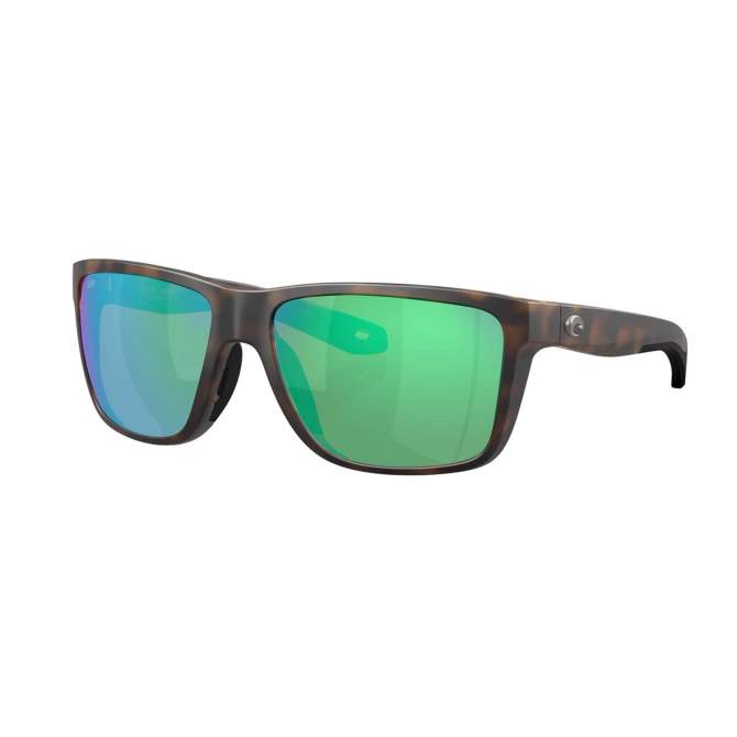 Costa Broadbill II Green Mirror 580G, Matte Tortoise