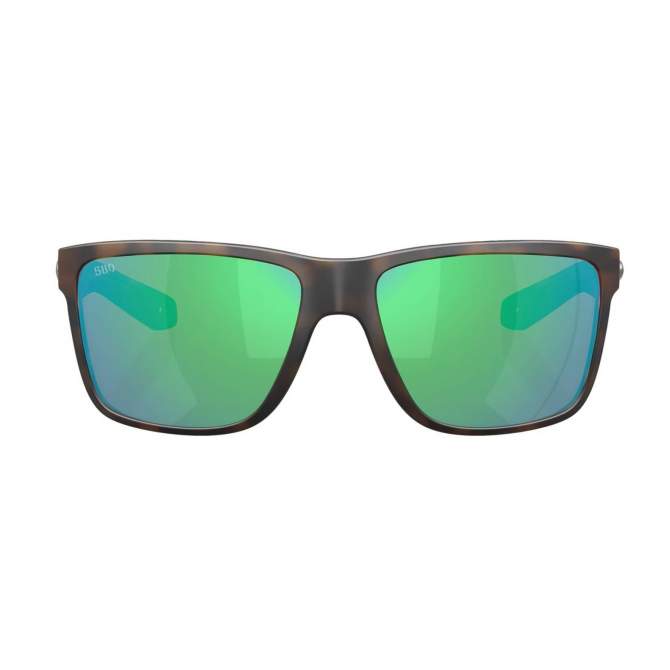 Costa Broadbill II Green Mirror 580G, Matte Tortoise
