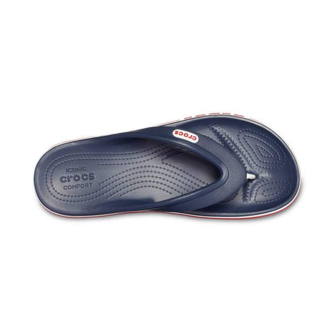 Сланцы CROCS Bayaband Flip Navy-Pepper