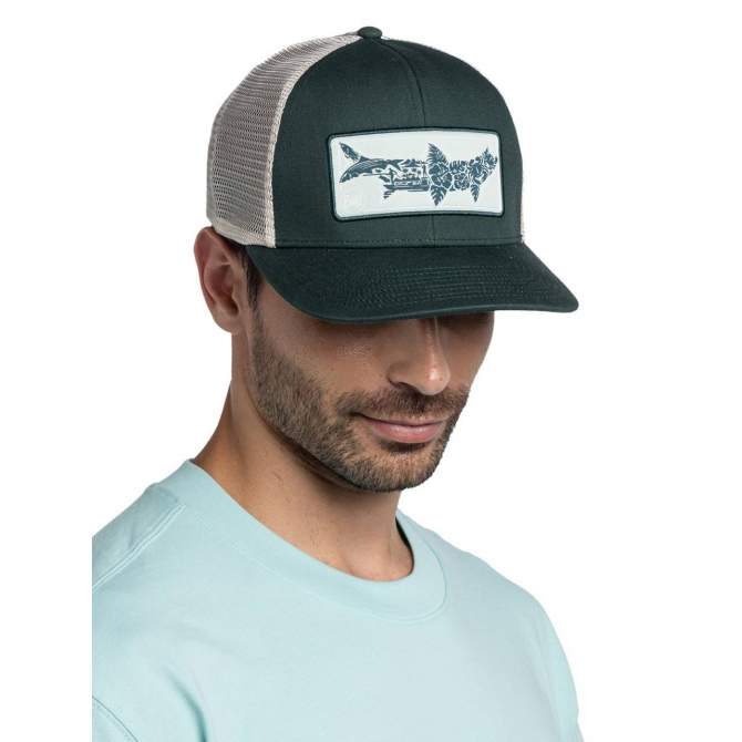 Buff Explore Trucker Cap, Salty Green