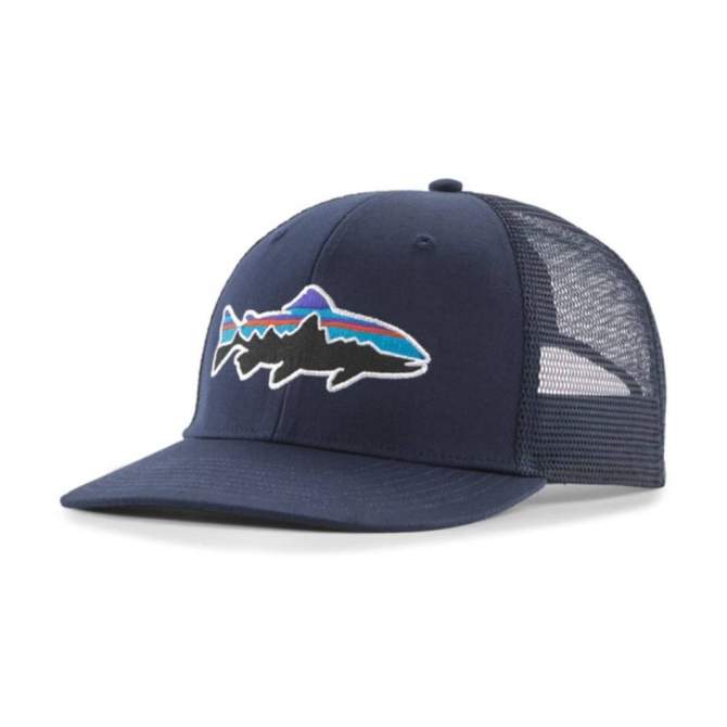 Patagonia Fitz Roy Trout Trucker Hat, New Navy