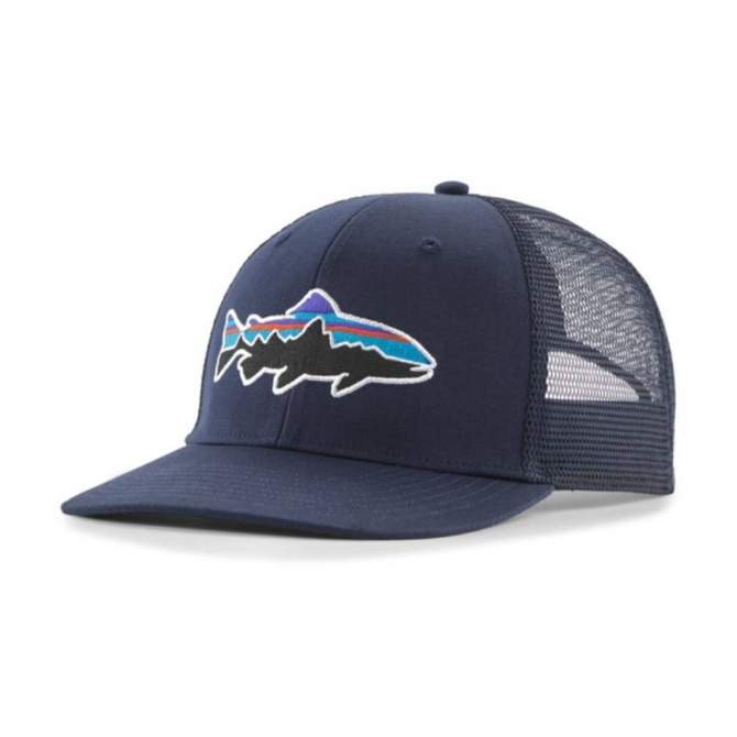 Patagonia Fitz Roy Trout Trucker Hat, New Navy