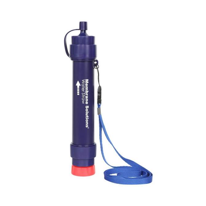 Membrane Solutions WATER FILTER STRAW S2, Dark Blue