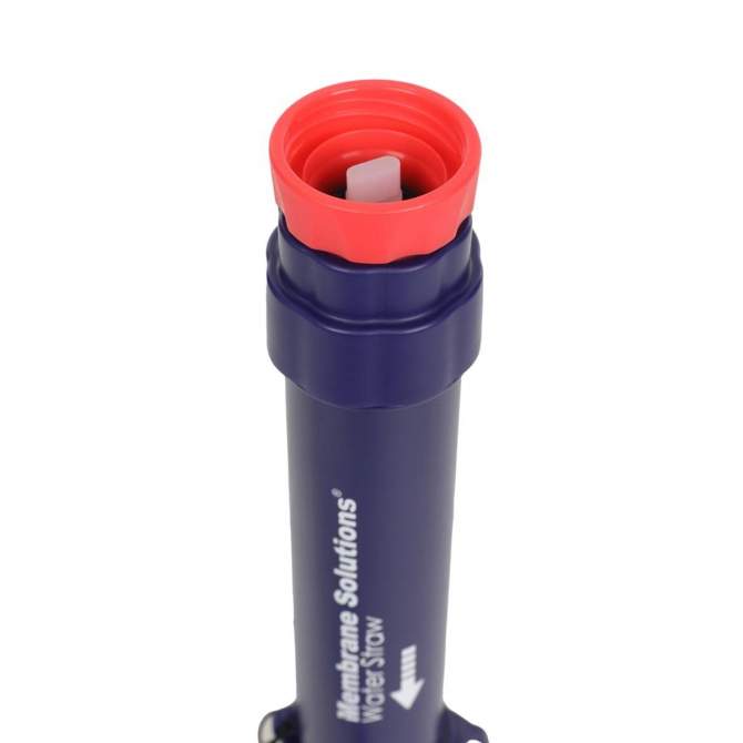 Membrane Solutions WATER FILTER STRAW S2, Dark Blue