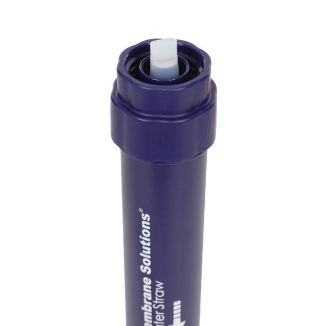 Membrane Solutions WATER FILTER STRAW S2, Dark Blue