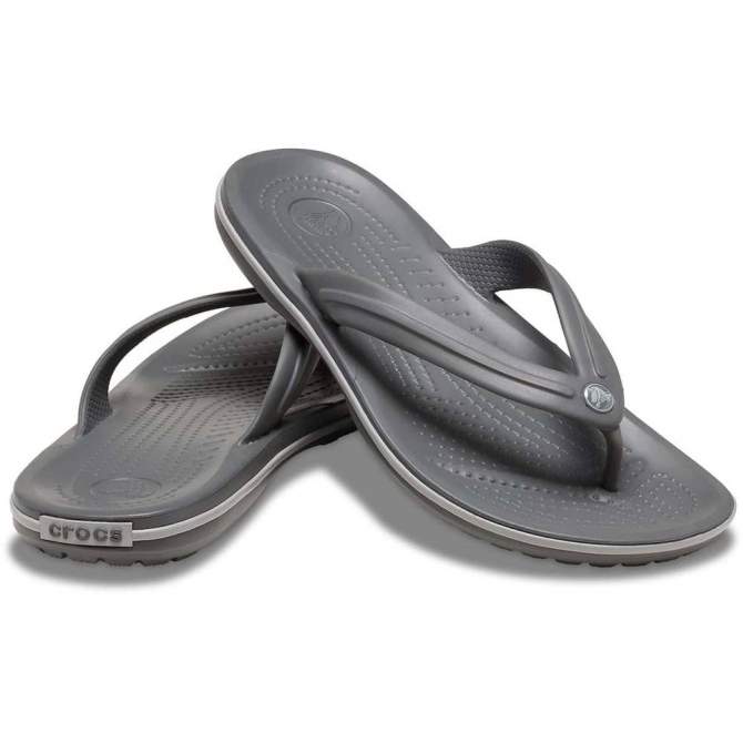 CROCS Crocband Flip Slate Grey-Smoke