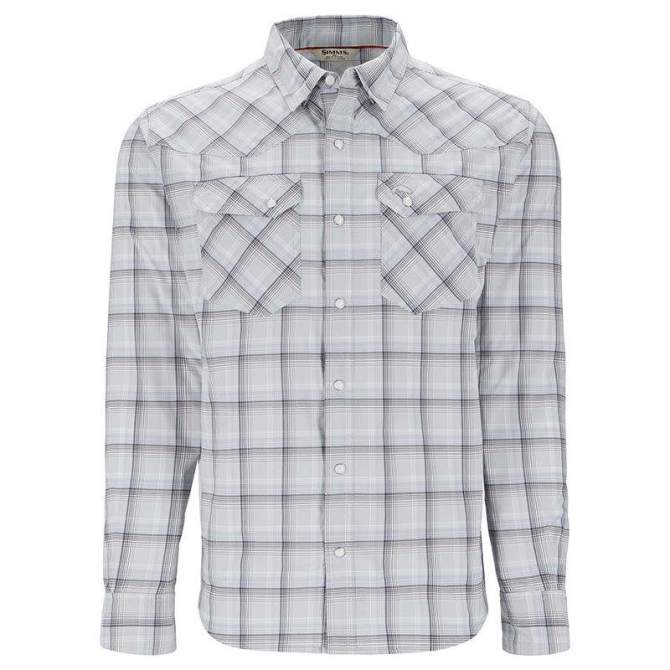 Simms Brackett LS Shirt, Aspen Plaid