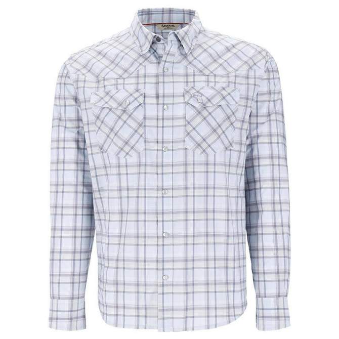 Simms Brackett LS Shirt, Bimini Plaid
