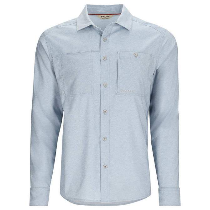 Simms Challenger LS Shirt, Steel Blue