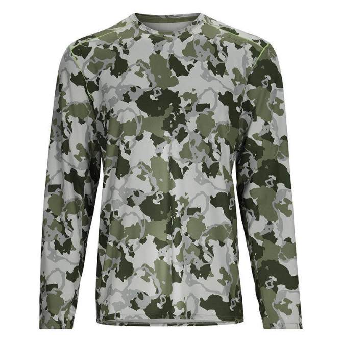 Simms SolarFlex Crew, Regiment Camo Clover