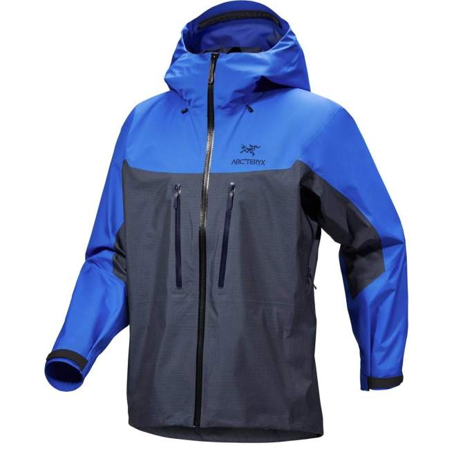 Arcteryx ALPHA JACKET MEN'S, Electra Black-Sapphire