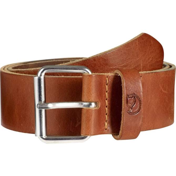 Fjallraven Singi Belt 4, Leather Cognac