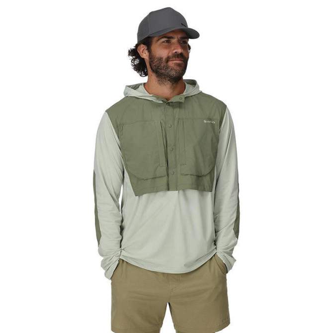 Simms Latitude BiComp Hoody, Aspen-Willow