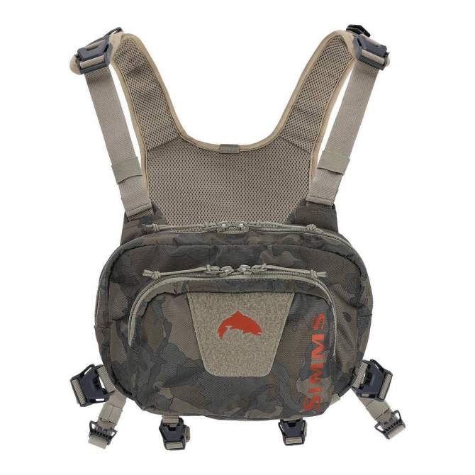 Simms Tributary Hybrid Chest Pack 3L, цв. Regiment Camo Olive Drab