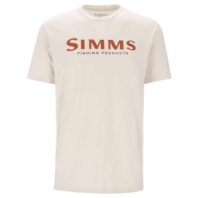 Simms Logo T-Shirt, Natural