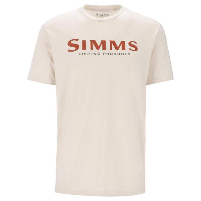 Simms Logo T-Shirt, Natural