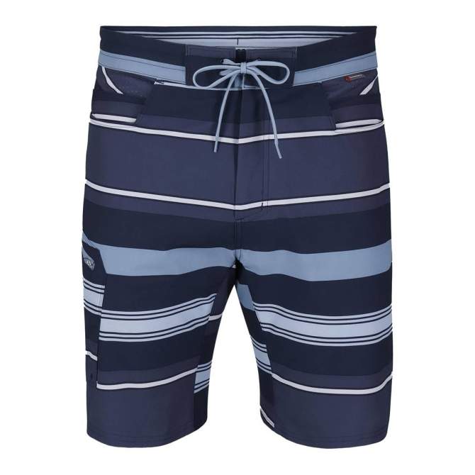 Simms Seamount Board Shorts, Huckleberry Stripe