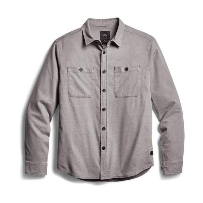 Sitka Ambary LS Shirt, Woodsmoke Heather