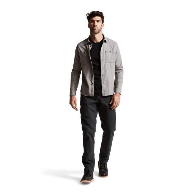 Sitka Ambary LS Shirt, Woodsmoke Heather