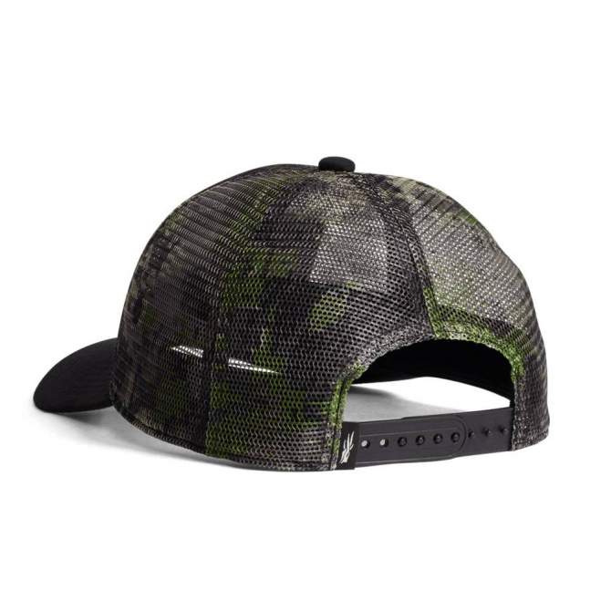 Sitka Icon Optifade Mesh Mid Pro Trucker Cap, Black Cover