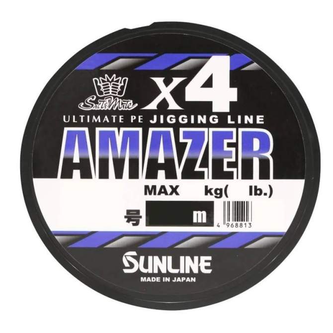 Sunline SM Amazer×4 200m #1.7 PE, Multicolor 