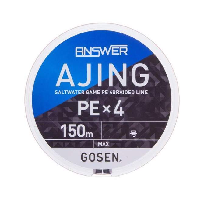 GOSEN Answer Ajing PE×4 150m #0.4 PE, Cocktail Orange