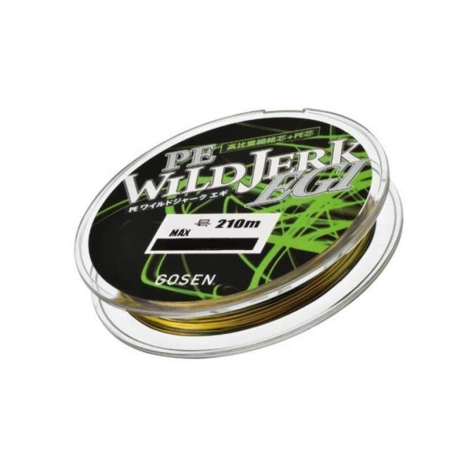 GOSEN Wild Jerk Egi 210m #0.5 PE, Yellow
