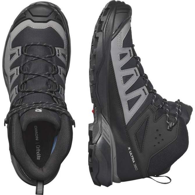 Salomon X ULTRA 360 MID GTX, Black-Magnet-Pewter