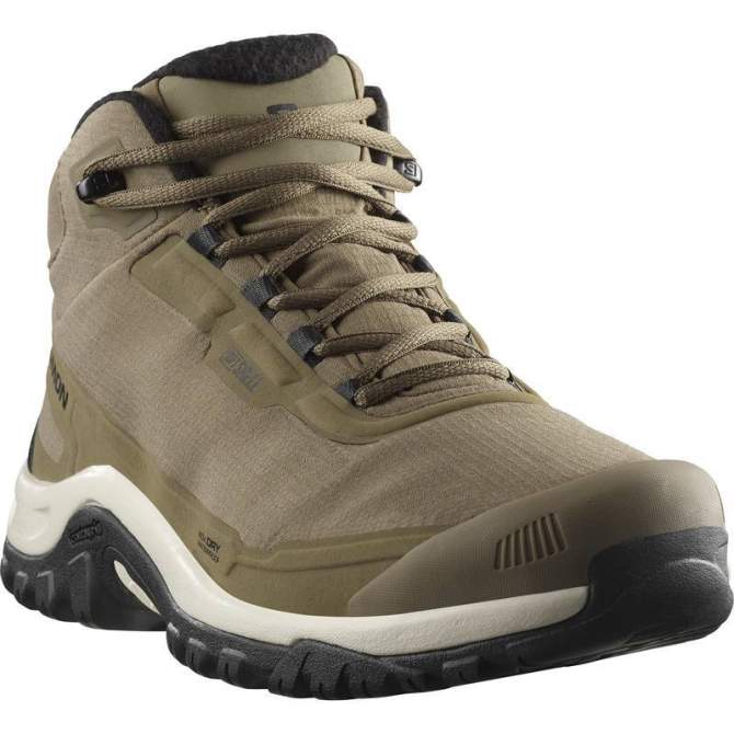 Salomon SHELTER WP, Stone Gray-Black-Rainy Day