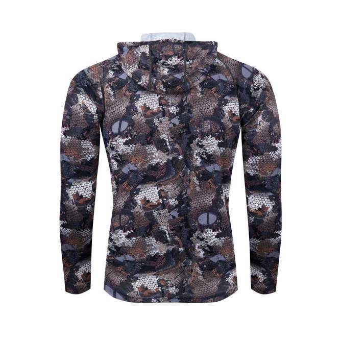 Pike SUNSHIELD HOODIE, Camo Duck