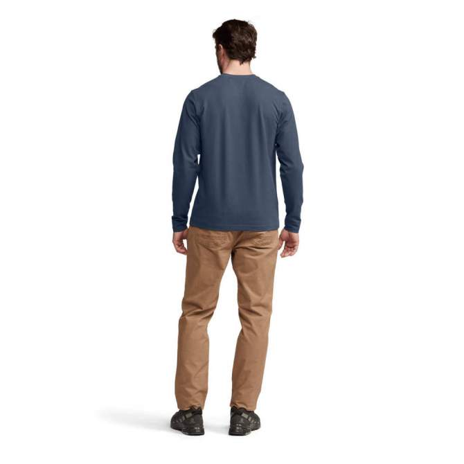 Sitka Foothills LS Henley, Starlight Blue