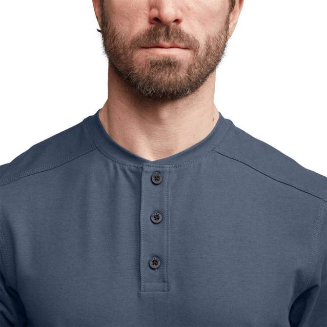 Sitka Foothills LS Henley, Starlight Blue