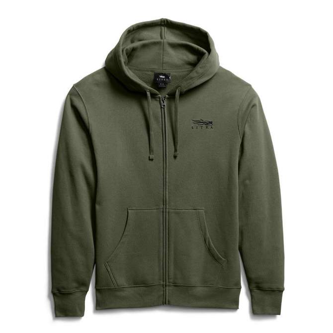 Sitka Classic Full Zip Hoody, Olive Green