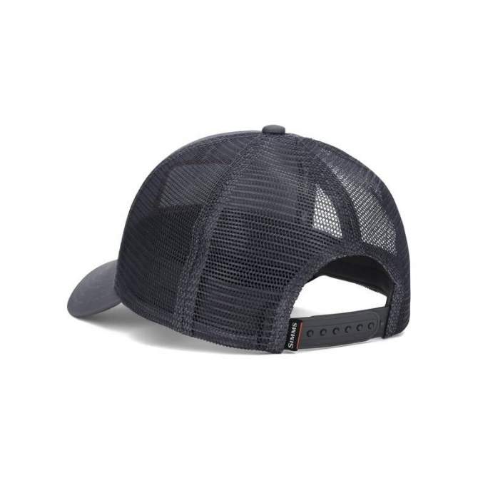 Simms Single Haul Small Fit Trucker, Gunmetal Trout