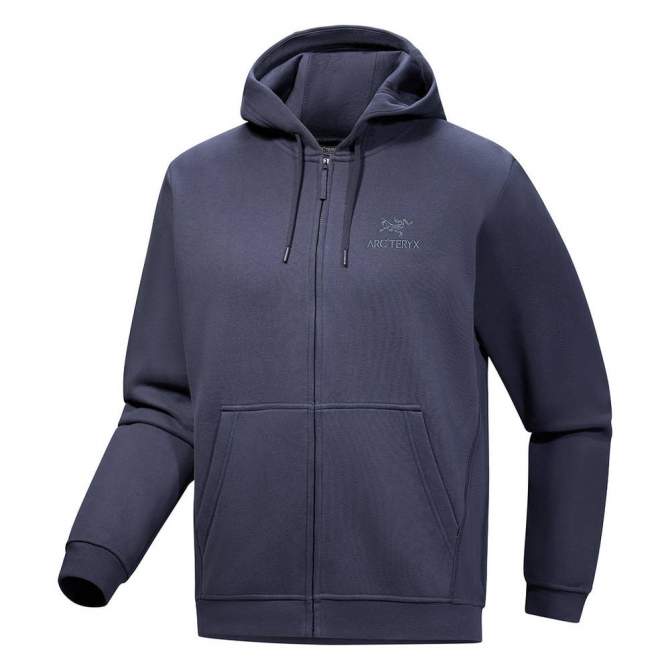 Arcteryx EMBLEM FLEECE FULL ZIP HOODY, Black Sapphire