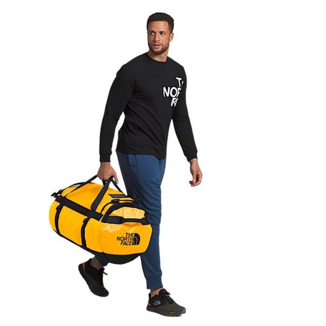 The North Face BASE CAMP DUFFEL, L, Summit Gold-TNF Black