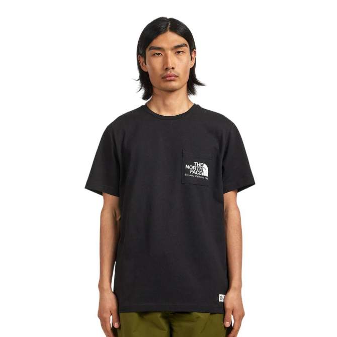 The North Face Berkeley California Pocket SS Tee, Black