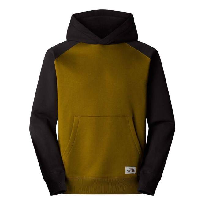 The North Face Heritage Hoodie, Moss Green-Black