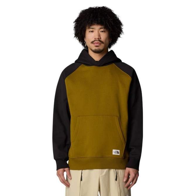 The North Face Heritage Hoodie, Moss Green-Black