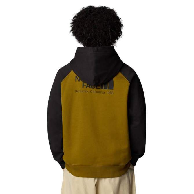 The North Face Heritage Hoodie, Moss Green-Black