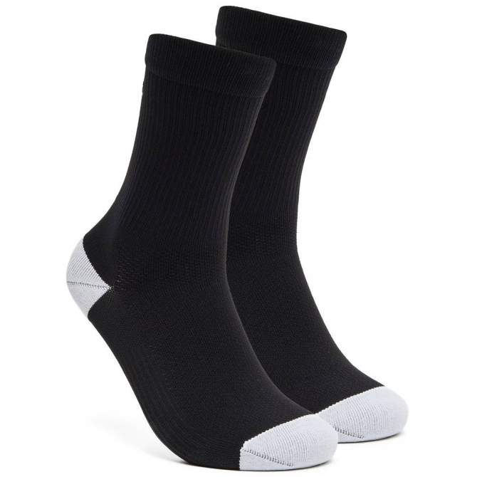 OAKLEY RIBBED ELLIPSE LONG SOCKS, Blackout