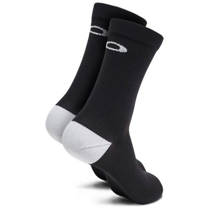 OAKLEY RIBBED ELLIPSE LONG SOCKS, Blackout
