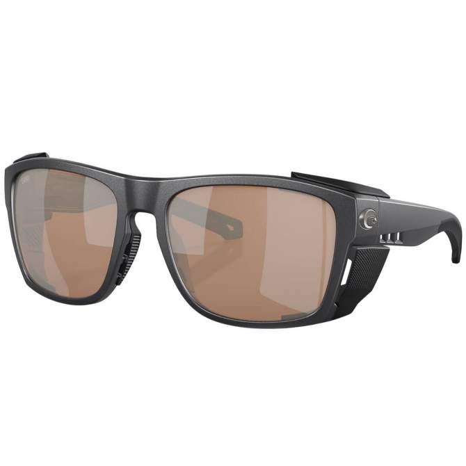 Costa King Tide 8 Copper Silver Mirror 580G, Black Pearl