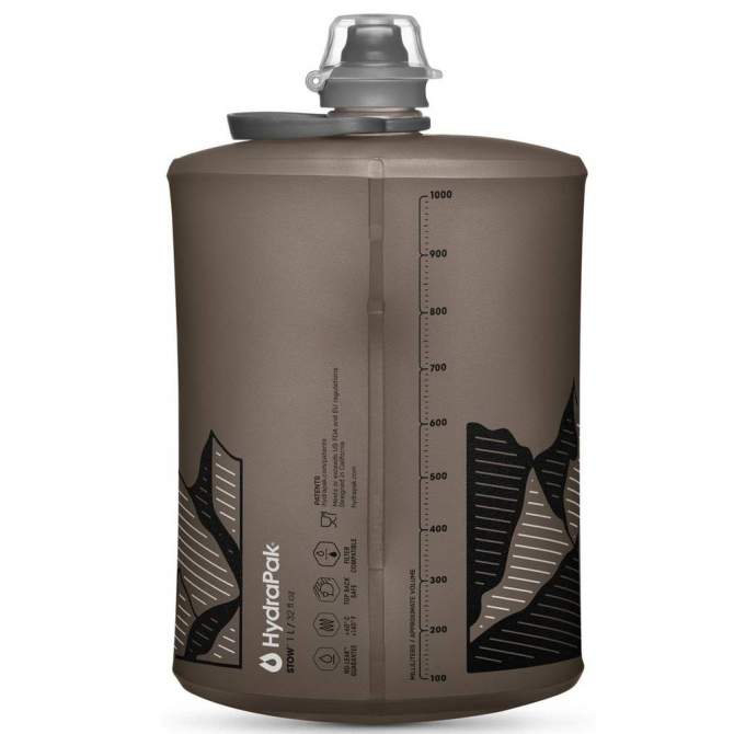 HydraPak STOW 1L, серый-горы