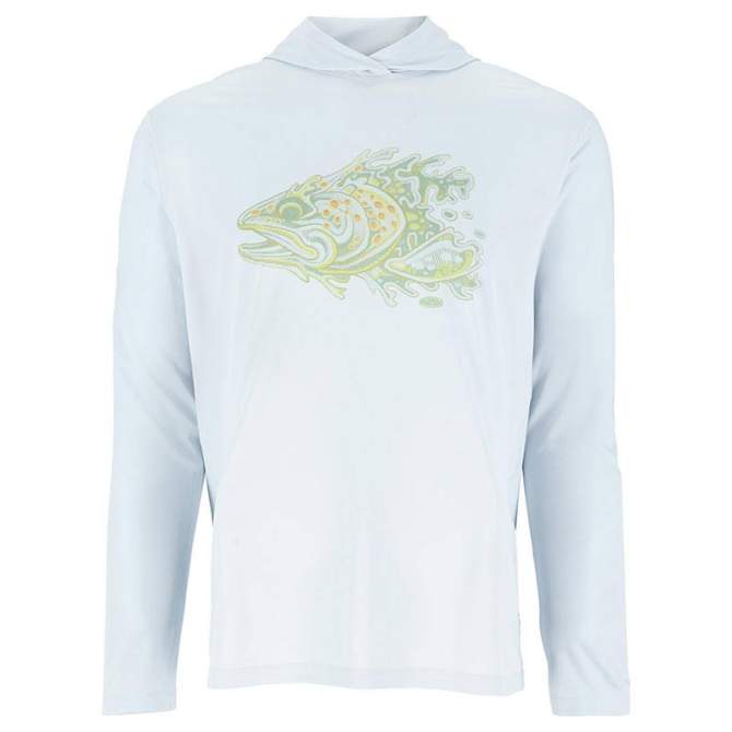 Simms Tech Hoody - Artist Series, Bimini Trout Head
